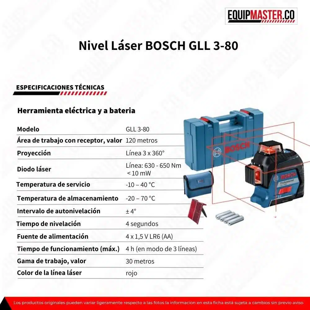 NIVEL LÁSER GLL 3-80 - Image 3