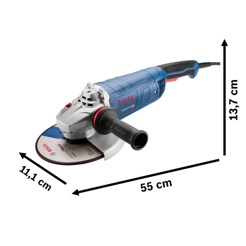 PULIDORA BOSCH GWS 28-180 VULCANO 2800W - Image 3