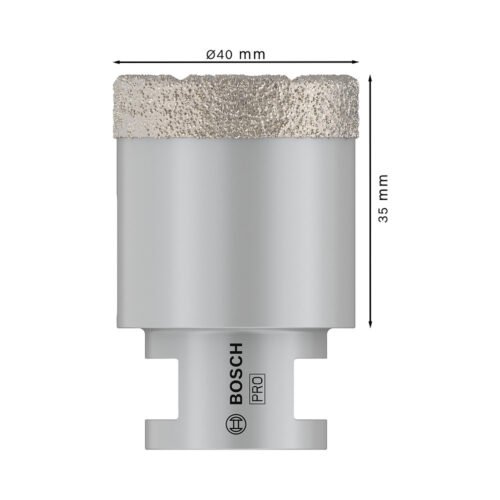 COPA DIAMANTADO EN SECO M14-BEST [1-9/16X1-3/8] / [40X35X14MM] / [CERAMICA]