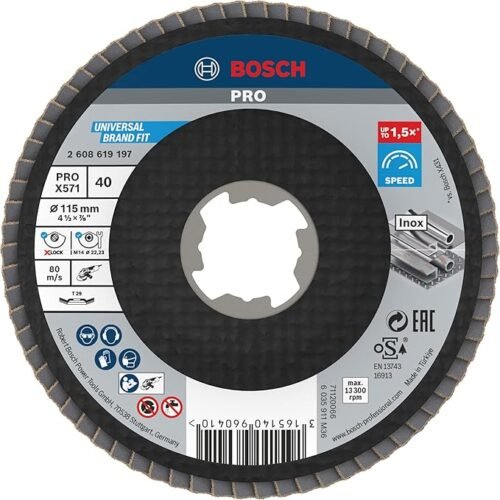 DISCO FLAP CURVO-BEST [4-1/2]/[115MM]/METAL GR 40