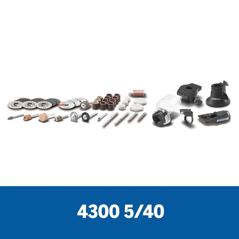 DREMEL 4300 MOTOTOOL CON 5 ADITAMENTOS Y 40 ACCESORIOS + MALETÍN - Image 3